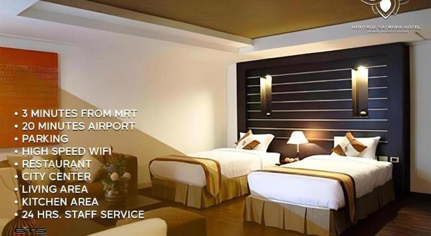 The Heritage Sathorn Suite Hotel Bangkok Exterior photo